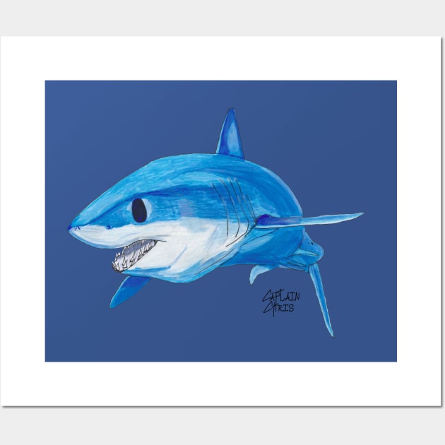 Mako for light shirts Wall Art by CaptainChrisArt